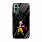 Goku Printed Glass Back Phone Case