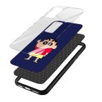 Shinchan Printed Glass Back Phone Case - Image 3