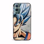 Goku Printed Glass Back Phone Case