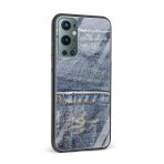 Denim Printed Glass Back Phone Case - Image 2