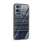 Denim Printed Glass Back Phone Case - Image 2