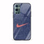 Denim Printed Glass Back Phone Case