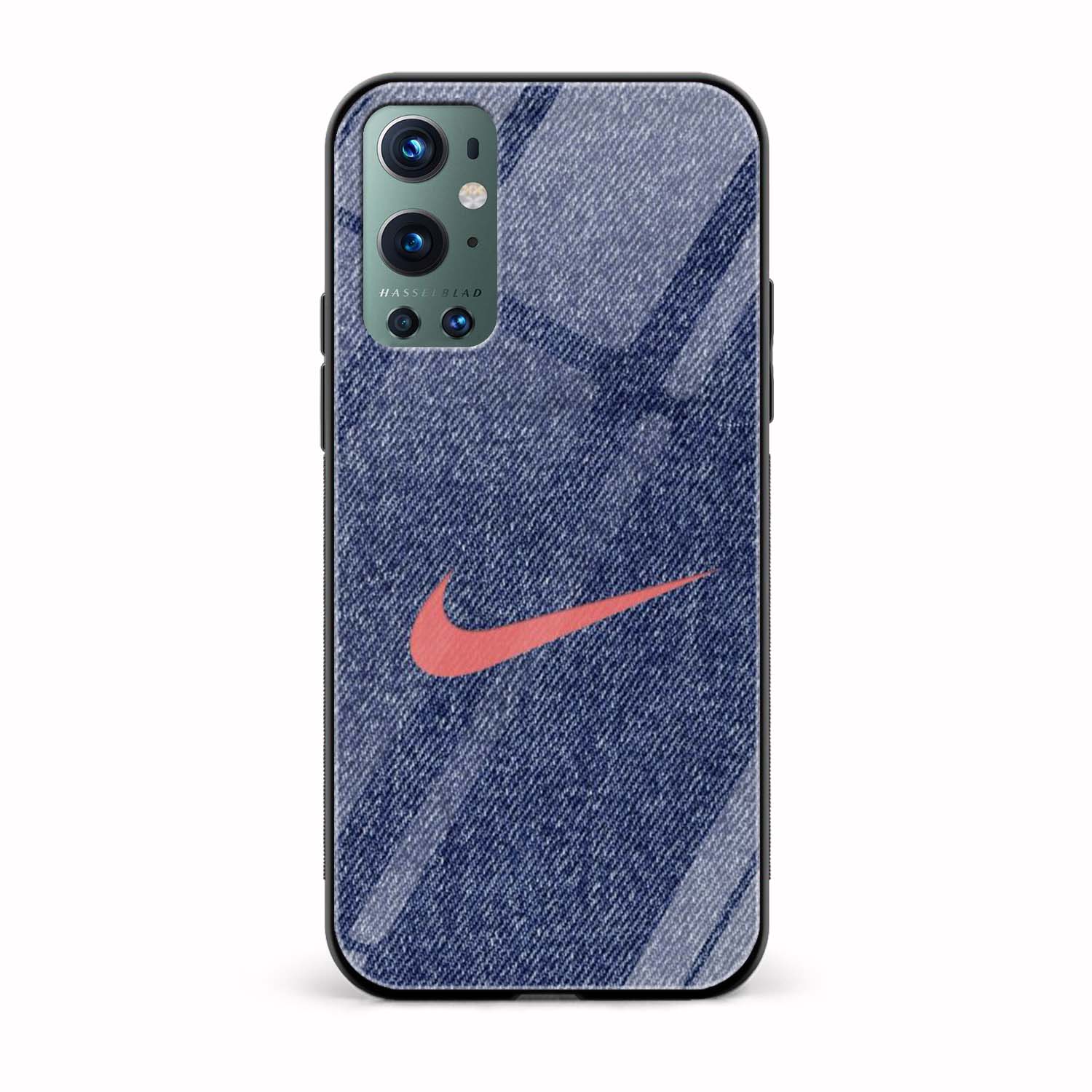 Denim Printed Glass Back Phone Case Denim Printed Glass Back Phone Case - Image 1