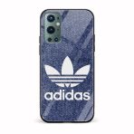 Denim Printed Glass Back Phone Case