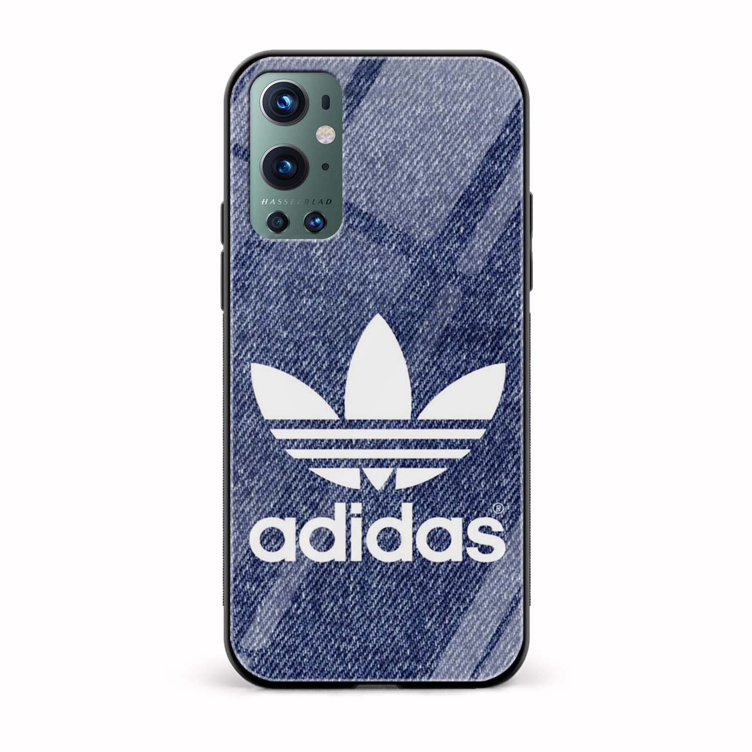 Denim Printed Glass Back Phone Case Denim Printed Glass Back Phone Case - Image 1