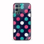 Feminine - Polka Dot Printed Glass Back Phone Case