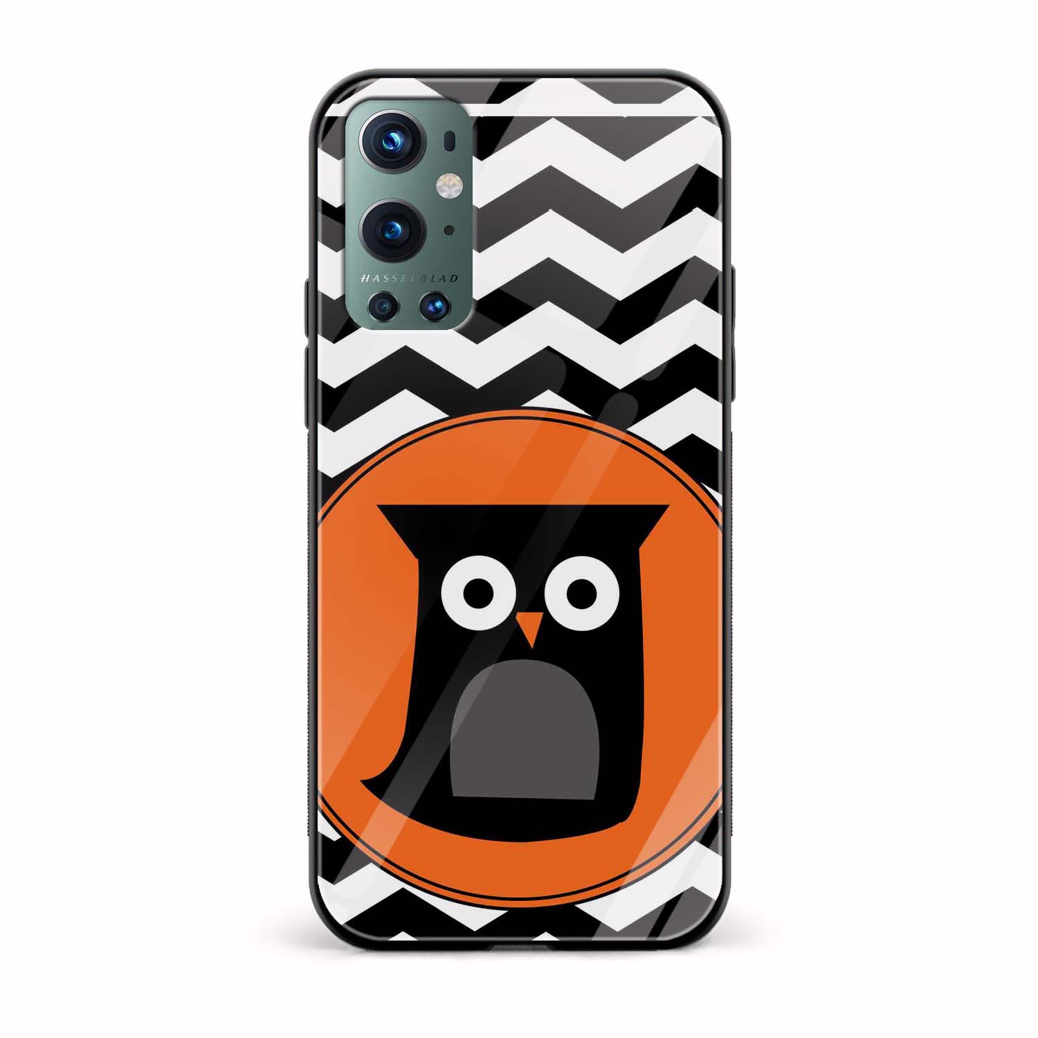 Feminine - Owl Printed Glass Back Phone Case Feminine - Owl Printed Glass Back Phone Case - Image 1