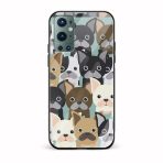 Feminine Printed Glass Back Phone Case