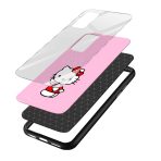 Feminine - Hello Kitty Printed Glass Back Phone Case - Image 3