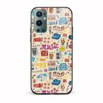 Feminine Printed Glass Back Phone Case