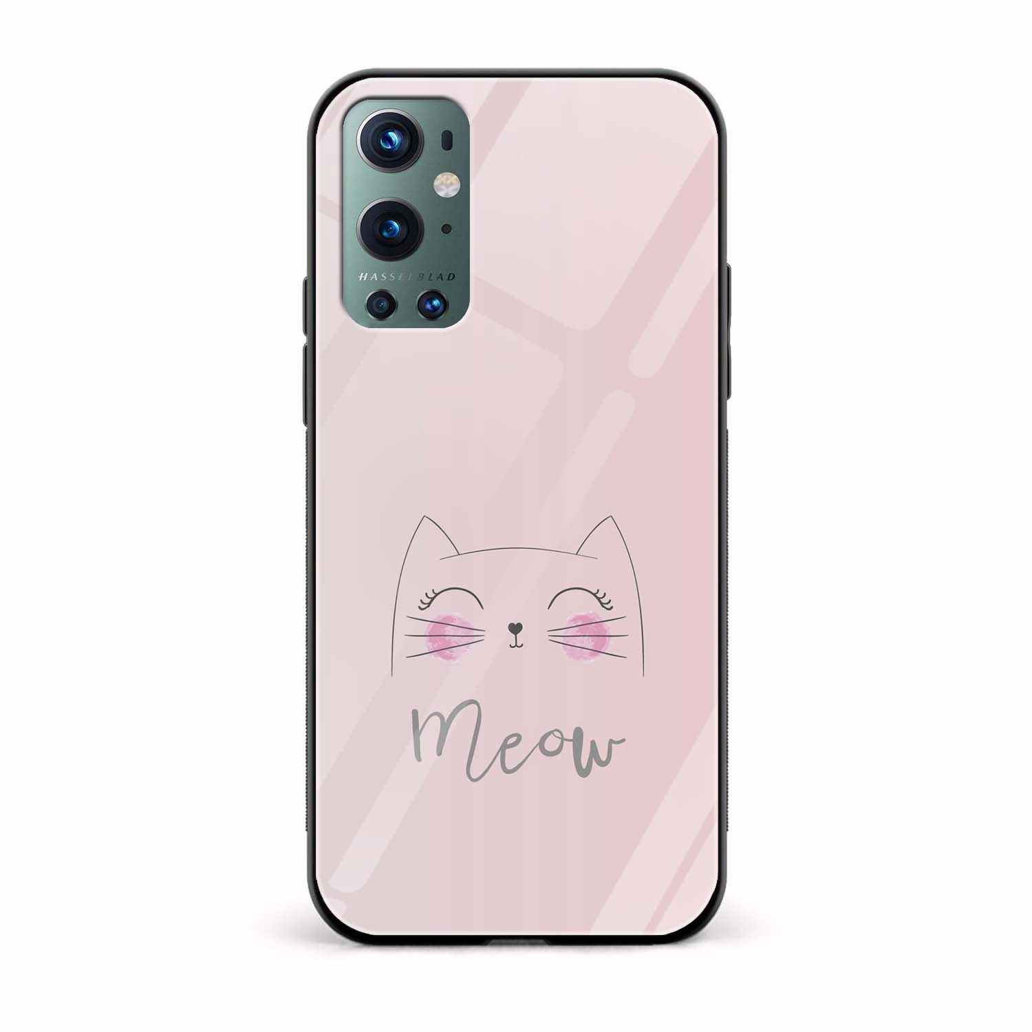 Feminine - Cat Printed Glass Back Phone Case Feminine - Cat Printed Glass Back Phone Case - Image 1
