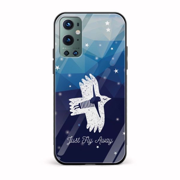 Feminine - Just Fly Away Printed Glass Back Phone Case