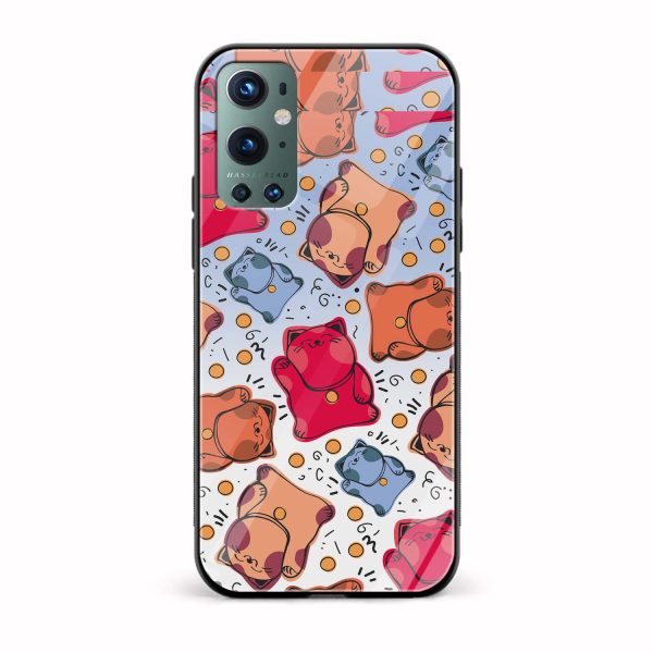 Feminine - Cat Printed Glass Back Phone Case