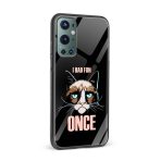 Sarcasm Printed Glass Back Phone Case - Image 2