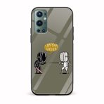 Sarcasm Printed Glass Back Phone Case