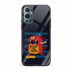 Typography Printed Glass Back Phone Case