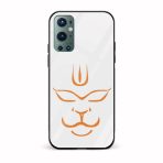 Lord Hanuman Printed Glass Back Phone Case