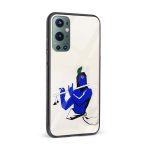 Lord Krishna Printed Glass Back Phone Case - Image 2