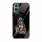 Lord Shiva Multicolour Printed Glass Back Phone Case