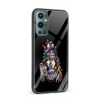 Lord Shiva Multicolour Printed Glass Back Phone Case - Image 2