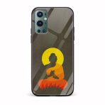 Gautam Buddha  Printed Glass Back Phone Case