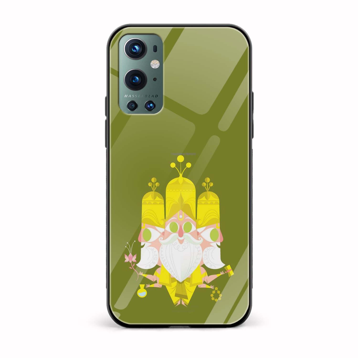 Lord Brahma Printed Glass Back Phone Case Lord Brahma Printed Glass Back Phone Case - Image 1