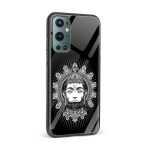 Lord Hanuman Printed Glass Back Phone Case - Image 2