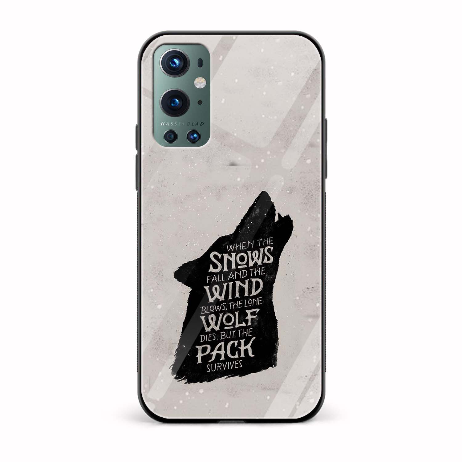 Game of Throne - House of Stark Printed Glass Back Phone Case Game of Throne - House of Stark Printed Glass Back Phone Case - Image 1
