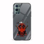 Minion - Deadpool Printed Glass Back Phone Case