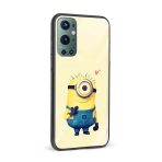 Minion Printed Glass Back Phone Case - Image 2