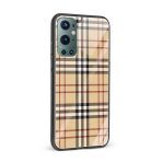 Checks Printed Glass Back Phone Case - Image 2