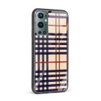 Checks Printed Glass Back Phone Case - Image 2