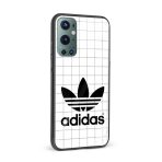 Black and White Printed Glass Back Phone Case - Image 2