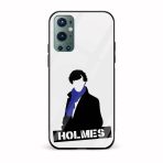 Sherlock Printed Glass Back Phone Case