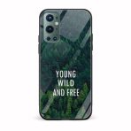 Typography Printed Glass Back Phone Case