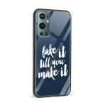 Typography Printed Glass Back Phone Case - Image 2