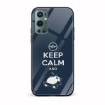 Typography Printed Glass Back Phone Case