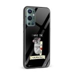 Typography Printed Glass Back Phone Case - Image 2