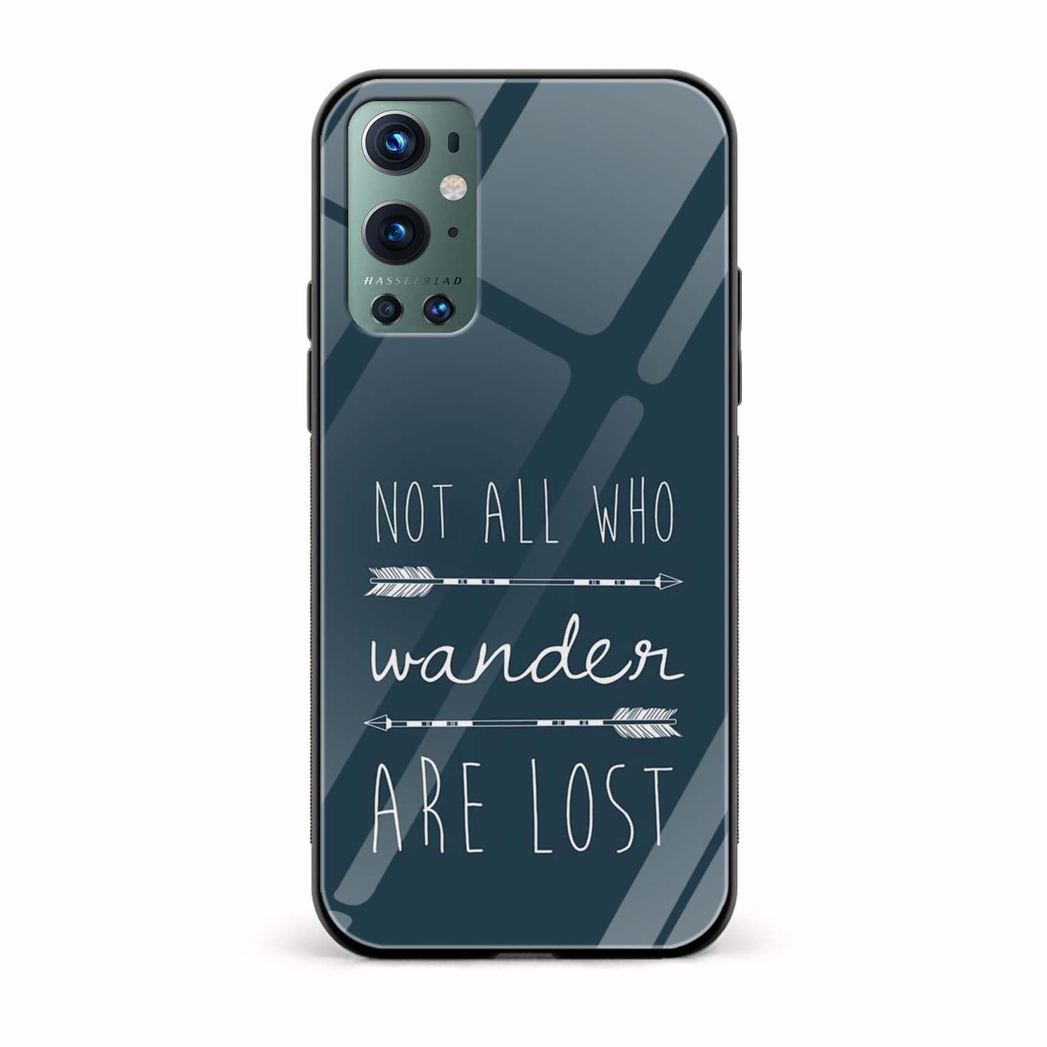 Typography Printed Glass Back Phone Case Typography Printed Glass Back Phone Case - Image 1
