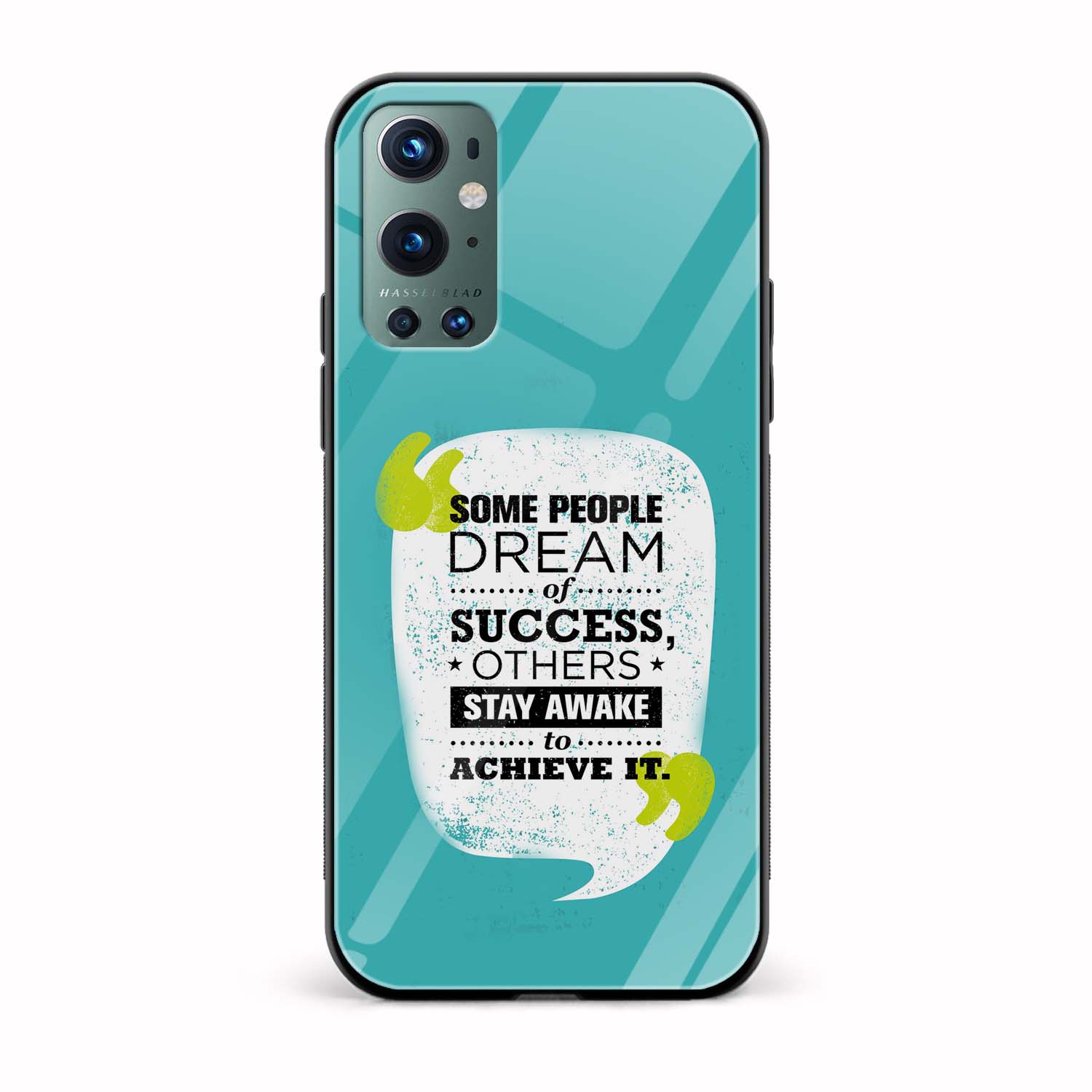 Typography Printed Glass Back Phone Case Typography Printed Glass Back Phone Case - Image 1