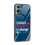 Typography Printed Glass Back Phone Case - Image 2