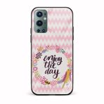 Typography - Enjoy The Day Printed Glass Back Phone Case