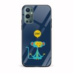 Typography Printed Glass Back Phone Case