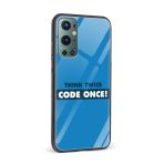 Typography Printed Glass Back Phone Case - Image 2