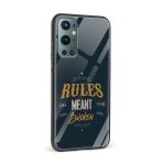Typography Printed Glass Back Phone Case - Image 2