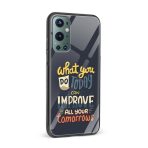 Typography Printed Glass Back Phone Case - Image 2