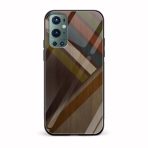 Wooden Texture Printed Glass Back Phone Case