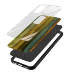 Wooden Texture Printed Glass Back Phone Case - Image 3