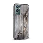 Wooden Texture Printed Glass Back Phone Case - Image 2