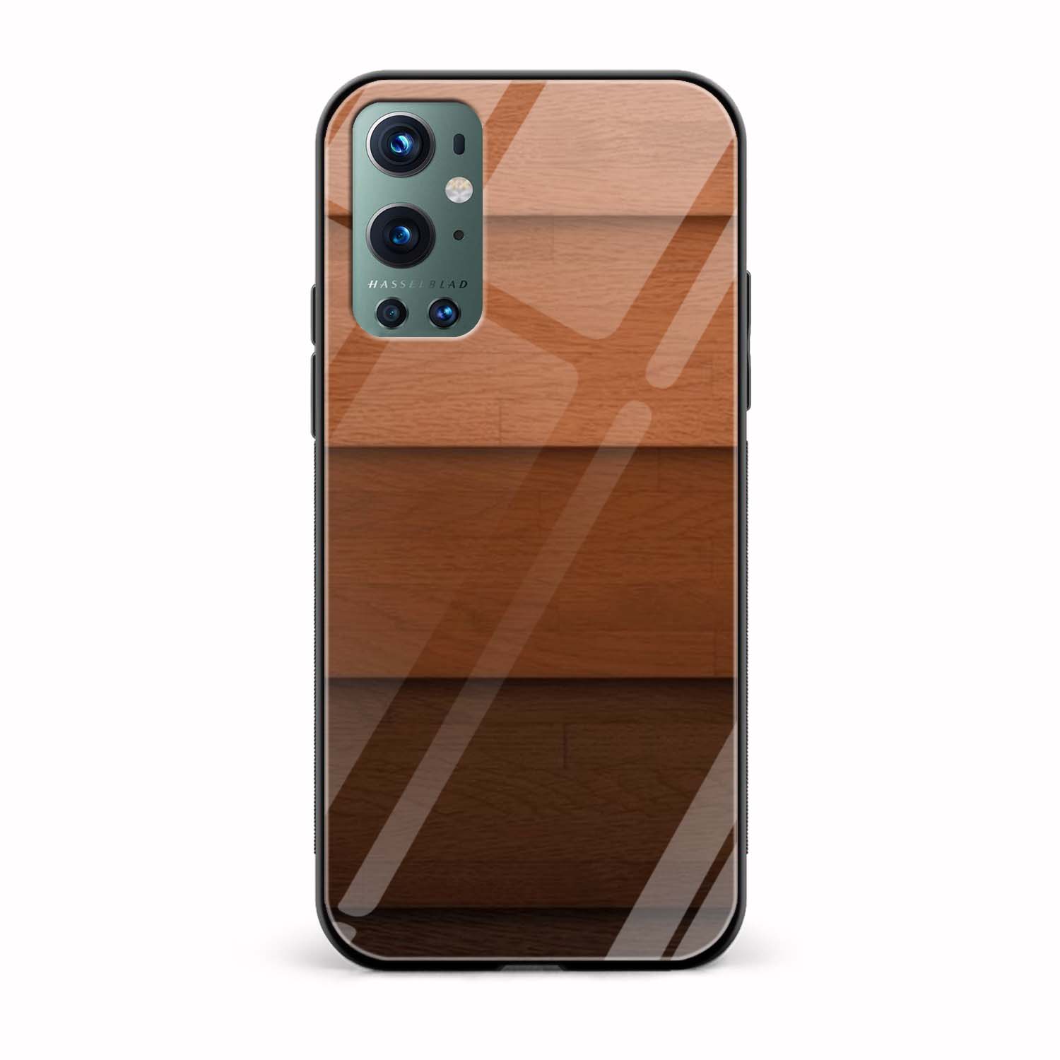 Wooden Texture Printed Glass Back Phone Case Wooden Texture Printed Glass Back Phone Case - Image 1